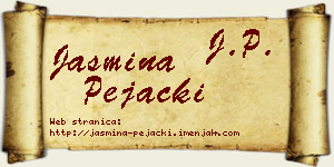 Jasmina Pejački vizit kartica
